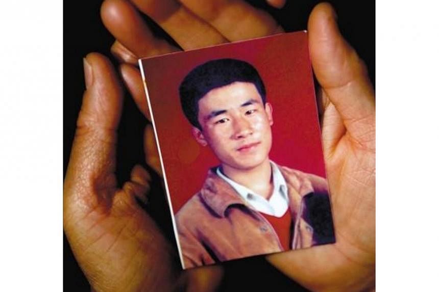 Executed Chinese teenager Hugjiltu, also known as Qoysiletu, has been found innocent of the rape-murder he was accused of committing 18 years ago. -- PHOTO: CHINA DAILY
