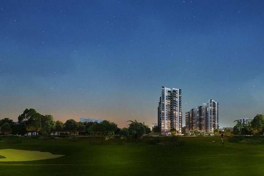 Sales of Executive Condominiums (ECs) rose sharply in November with with 855 units sold out of 1,758 ECs launched - thanks to the 546-unit Lake Life project in Jurong which racked up record sales on the first weekend of its launch. -- PHOTO: LAKE LIF