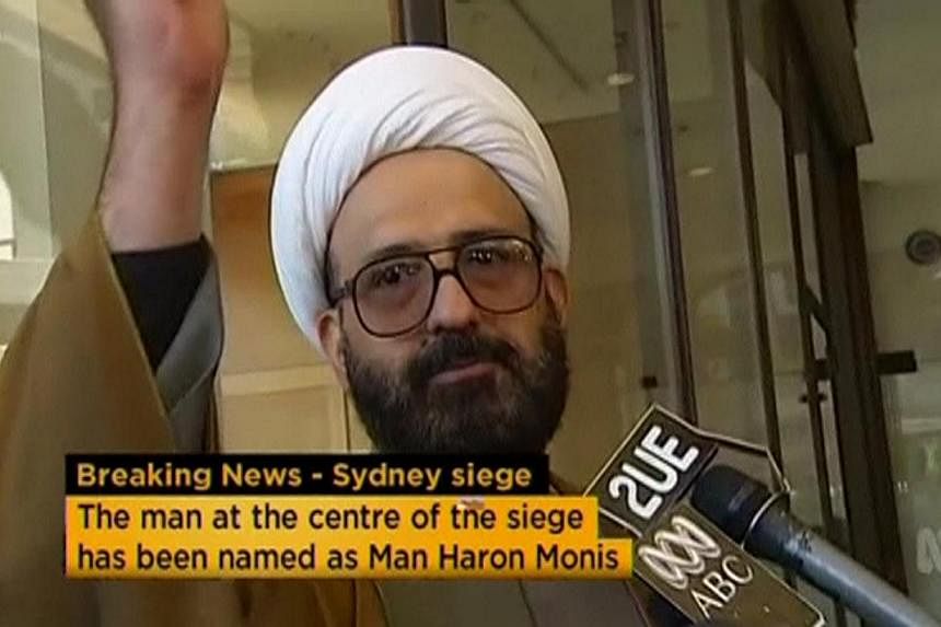 Iranian refugee Man Haron Monis speaks in this still image taken from undated file footage. Australian security forces on Dec 16, 2014 stormed the Sydney cafe where several hostages were being held at gunpoint, in what looked like the dramatic denoue
