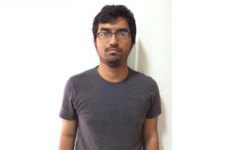 This photograph released by India's Bangalore Police on Dec 13, 2014, shows Mehdi Masoor Biswas, 24, who is believed to be the handler of a Twitter account in support of Islamic State (IS). -- PHOTO: AFP PHOTO