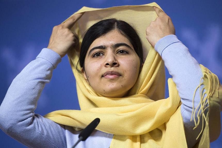 Nobel peace laureate Malala Yousafzai, who was shot in the head by the Taleban in 2012, said she was "heartbroken" by "the senseless and cold blooded killing" of scores of children by Taleban militants on Tuesday, Dec 16, 2014, in Pakistan.&nbsp;-- P