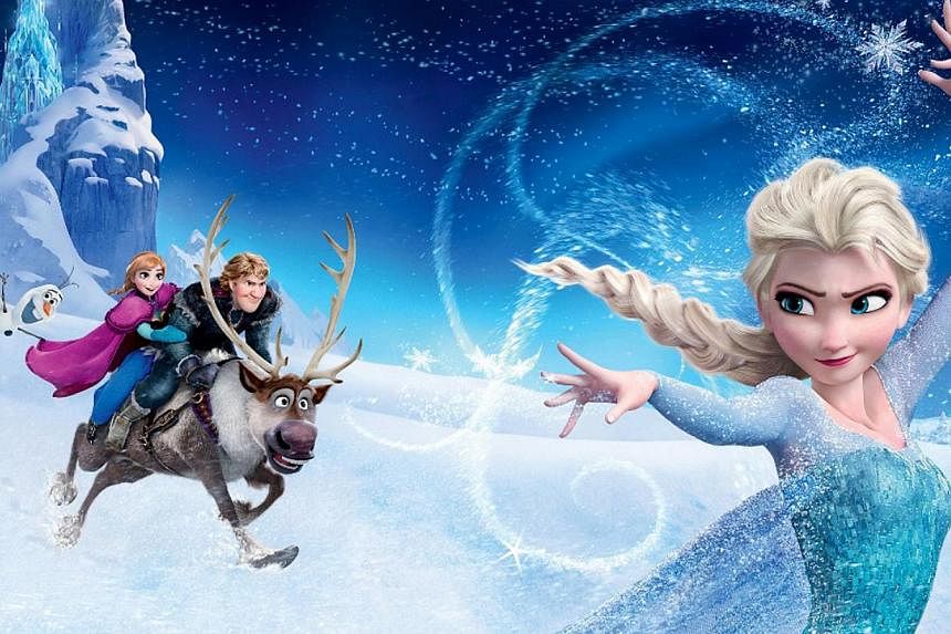 The study analysed top-grossing children's cartoons from Snow White in 1937 to 2013's Frozen (pictured). -- PHOTO:&nbsp;STARHUB