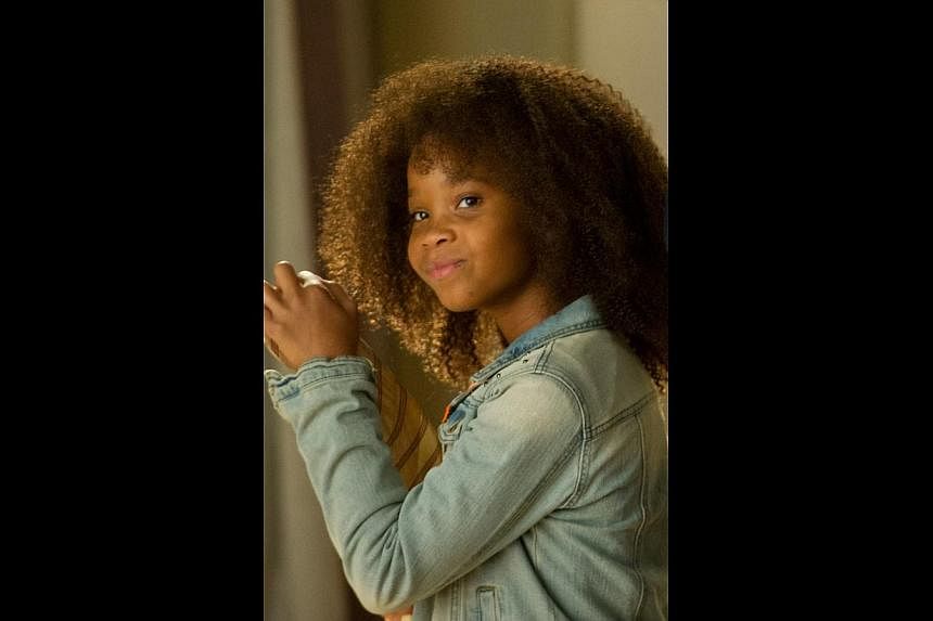 Quvenzhane Wallis plays the plucky orphan adopted by Jamie Foxx in Annie. -- PHOTO: GOLDEN VILLAGE PICTURES