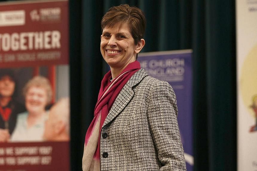 Libby Lane has been named as the next bishop of Stockport, in north-west England, after England's state church last month gave final approval to the dramatic change to its hierarchy following years of wrangling and division. -- PHOTO: REUTERS