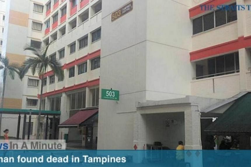 In today's News In A Minute, we look at the arrest of a 37-year-old man for the suspected murder of a woman at Tampines Central 1.&nbsp;-- PHOTO: SCREENGRAB FROM RAZORTV