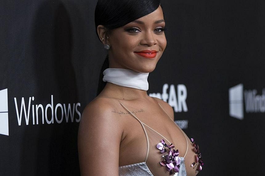Singer Rihanna poses at the Foundation for Aids Research (amfAR) fifth annual Inspiration Gala in Los Angeles, California Oct 29. -- PHOTO: REUTERS