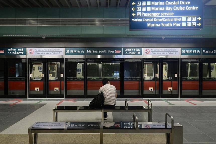 The Land Transport Authority Thursday released an update on Singapore's MRT network, summarising the progress made in 2014 and outlining upcoming changes to the rail network. -- PHOTO: ST FILE