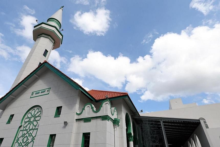 The National Heritage Board (NHB) announces the gazette of Alkaff Upper Serangoon Mosque as the 68th National Monument in Singapore. -- ST PHOTO: NEO XIAOBIN