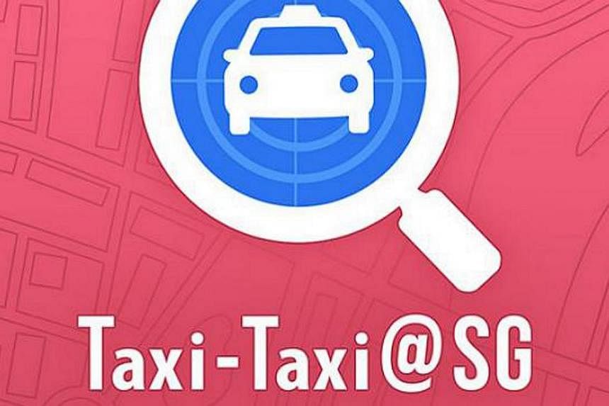 Unlike other taxi apps on the market, Taxi-Taxi@SG does not allow users to book a cab. -- PHOTO: LTA