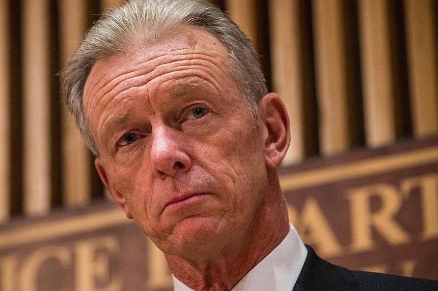 Britain thwarted a Sydney-style 'lone wolf' attack just days before it was due to happen, London's police chief, Sir Bernard Hogan-Howe (above),&nbsp;said on Wednesday, saying his force had foiled five terror plots in the last four months alone. -- P
