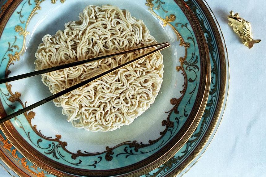 Taiwanese authorities on Thursday ordered a leading food company to recall two flavours of instant noodles over fears they contain a banned dye as the island's latest food scandal deepened. -- PHOTO: ST FILE