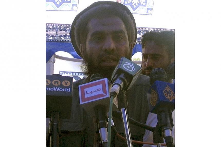 Zaki-ur-Rehman Lakhvi speaks during a rally in this April 21, 2008 file photo. -- PHOTO: REUTERS