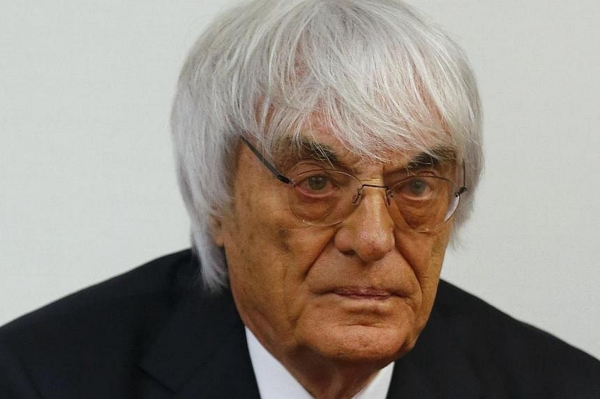 German bank BayernLB is seeking €345 million (S$557 million) in a lawsuit against Formula One magnate Bernie Ecclestone (above) over the 2006 sale of the sport's rights, according to a report. -- PHOTO: AFP