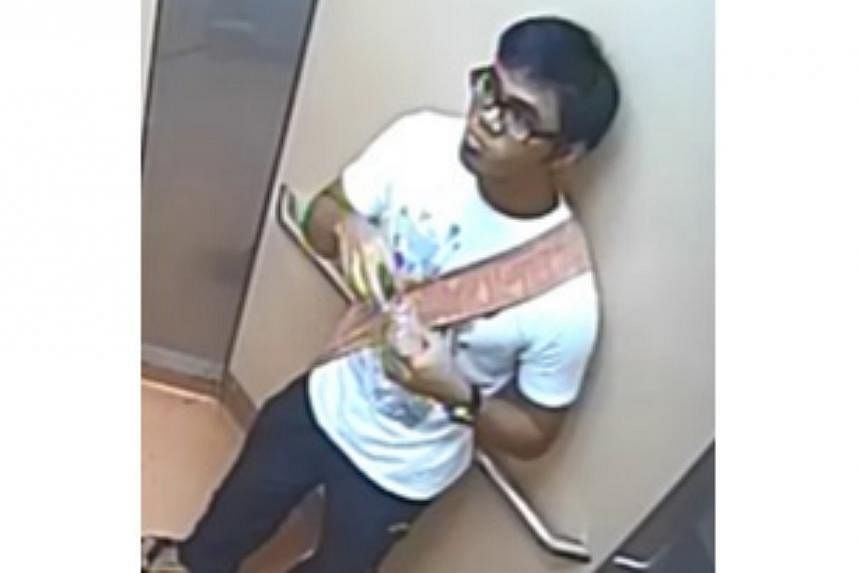 The police are looking for a man in relation to a molestation case reported on Dec 4. -- PHOTO: SINGAPORE POLICE FORCE