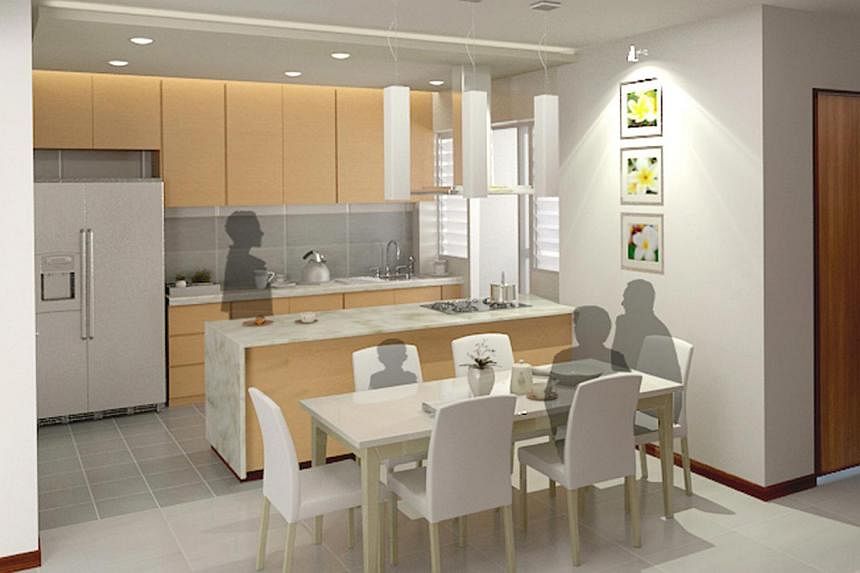 The HDB has offered the open-kitchen option since September last year to give home buyers more flexibility in designing their flats.
