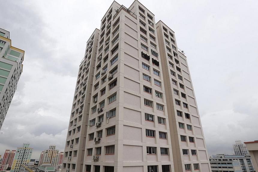 The 150 sq m maisonette between the 22nd and 24th storeys of Block 194 at Bishan Street 13 was sold in October for an auspicious $1,088,888. -- ST PHOTO: KEVIN LIM