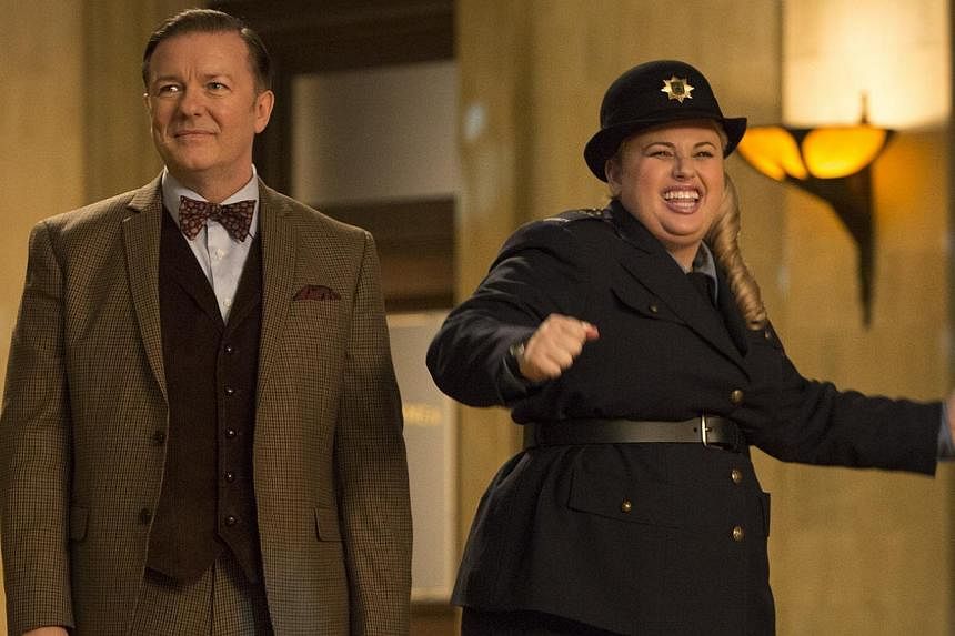 The funny Rebel Wilson (right, with Ricky Gervais) is underutilised. -- PHOTO: TWENTIETH CENTURY FOX