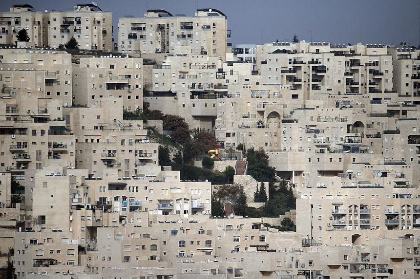A partial view taken on Dec 18, 2014 shows the east Jerusalem Israeli settlement of Har Homa.&nbsp;Israel has given preliminary approval for the construction of 243 new homes on West Bank land that Israel annexed to Jerusalem, and advanced plans for 