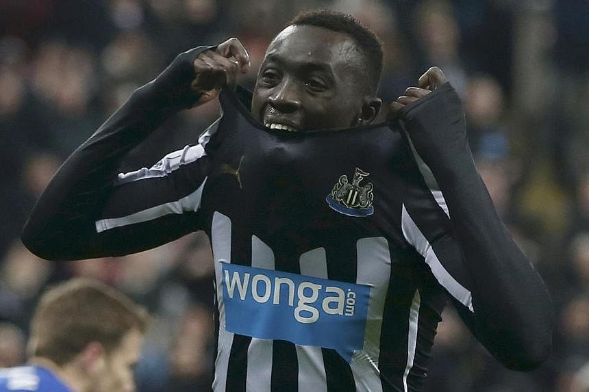 Newcastle United striker Papiss Cisse will be banned for three matches after accepting a Football Association charge of violent conduct for elbowing Everton's Seamus Coleman, his club announced on Tuesday. -- PHOTO: REUTERS