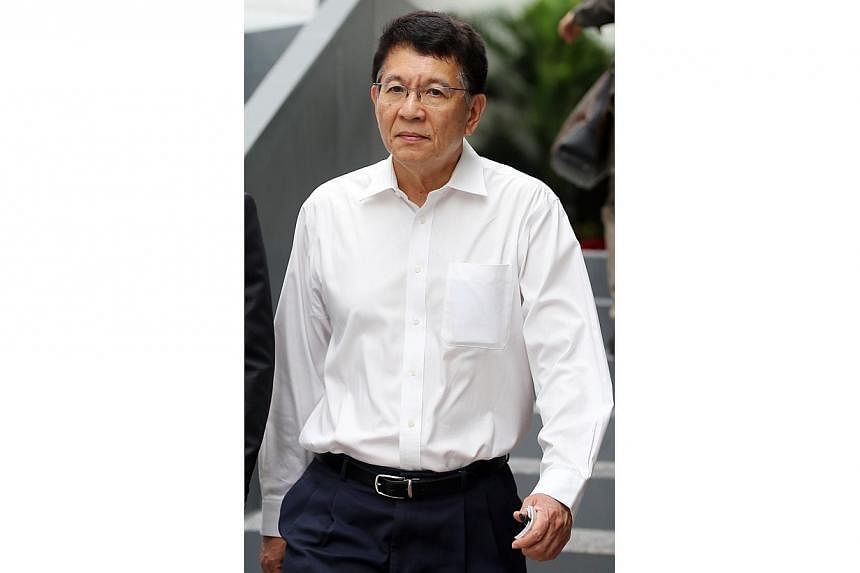 See Leong Teck is said to have conspired with four others to pay bribes, totalling $556,174, to agents of customers. -- ST PHOTO: WONG KWAI CHOW&nbsp;