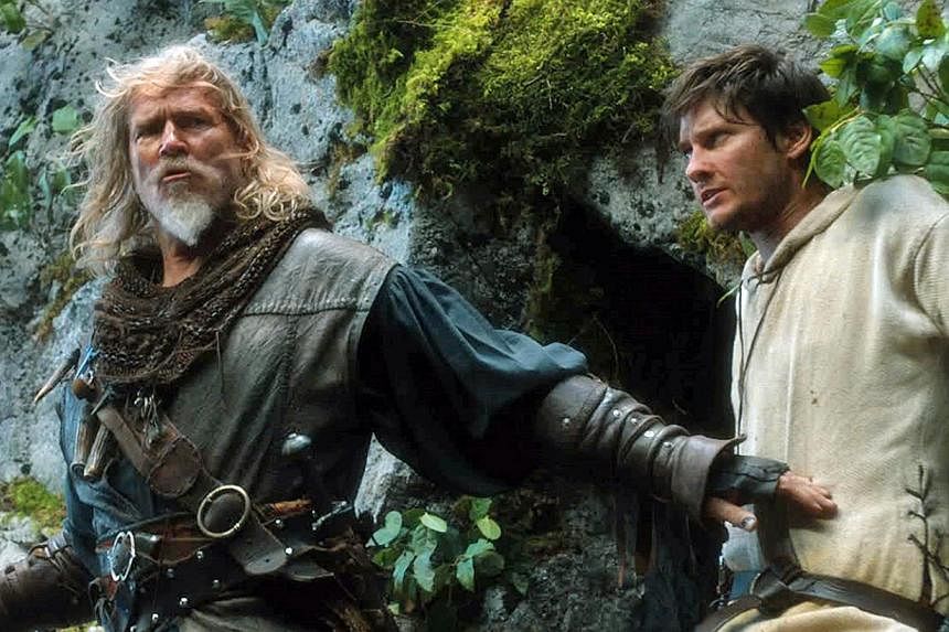 Jeff Bridges and Ben Barnes (both left) play evil-busting warriors in Seventh Son.