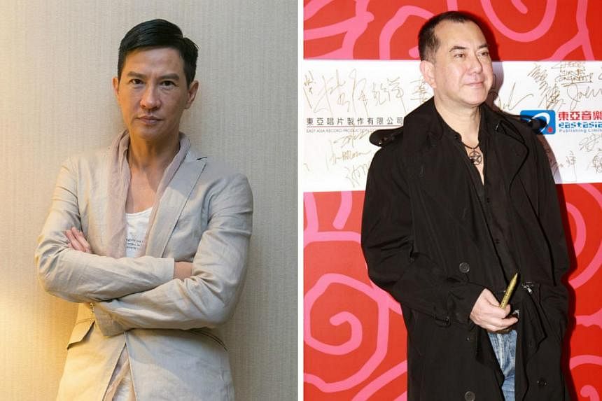 Actors Nick Cheung (left), an Asian Television (ATV) star for six years, and Anthony Wong, who was in the first batch of ATV training classes, voiced their concerns on Wednesday, Dec 31, 2014, amid news that the TV station was teetering on the brink 