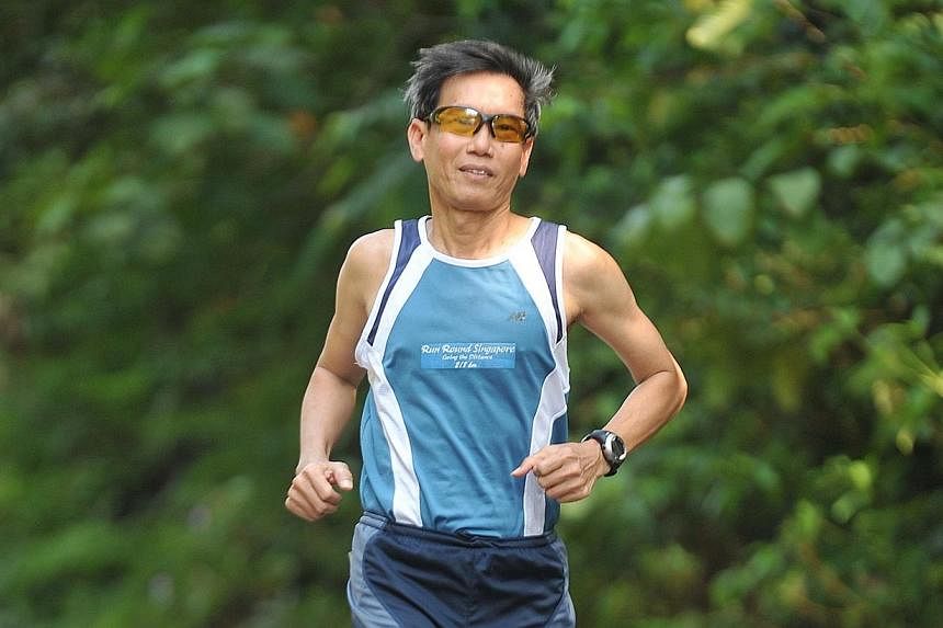 Ultramarathoner Lim Nghee Huat,&nbsp;plans to run the Brazil 135+ marathon in Sao Paolo from Jan 14 to 17 - at the age of 61 - to raise $150,000 for non-profit Christian housing organization Habitat for Humanity Singapore.&nbsp;-- PHOTO: ST FILE