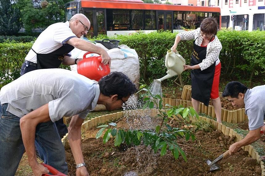 Grow, an initiative launched by Singapore Management University (SMU), focuses on green and sustainable efforts both inside and outside of the classroom. -- ST PHOTO: DANIEL NEO