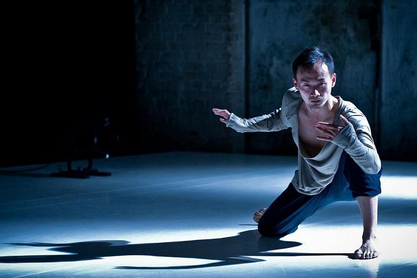 Choreographer Sun Shang-Chi’s piece, Traverse (above), is part of the triple bill for T.H.E Dance Company, which will be staged in April. -- PHOTO: ACHIM PLUM