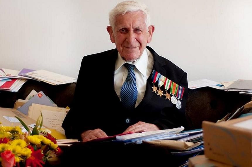 Bernard Jordan (above), whose "Great Escape" was hailed around the world as the embodiment of his generation's war-time spirit, died peacefully in hospital. -- PHOTO TWITTER