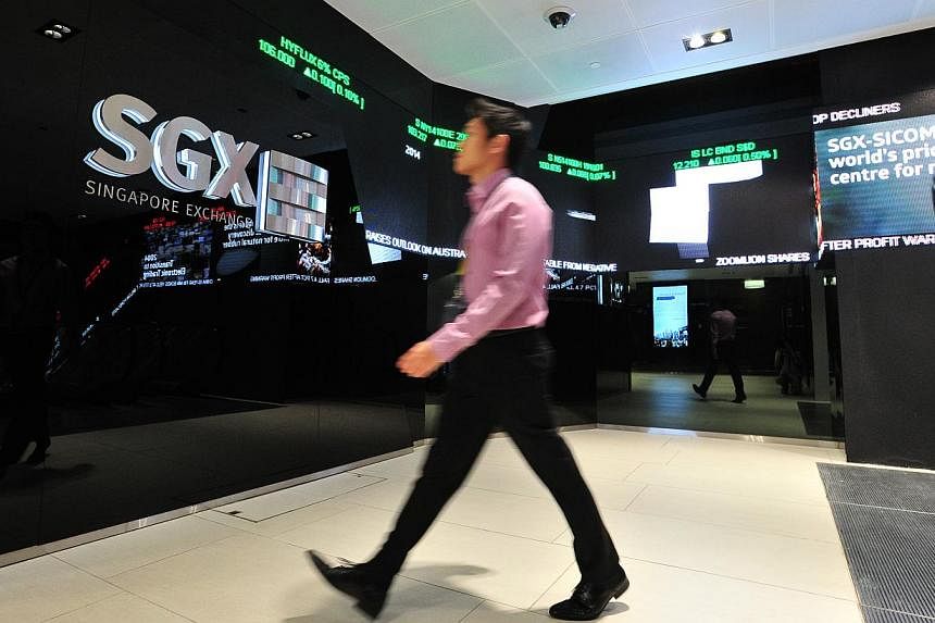 The Singapore stock market overcame a tepid opening to register a modest rebound following Tuesday's selldown. -- PHOTO: ST FILE