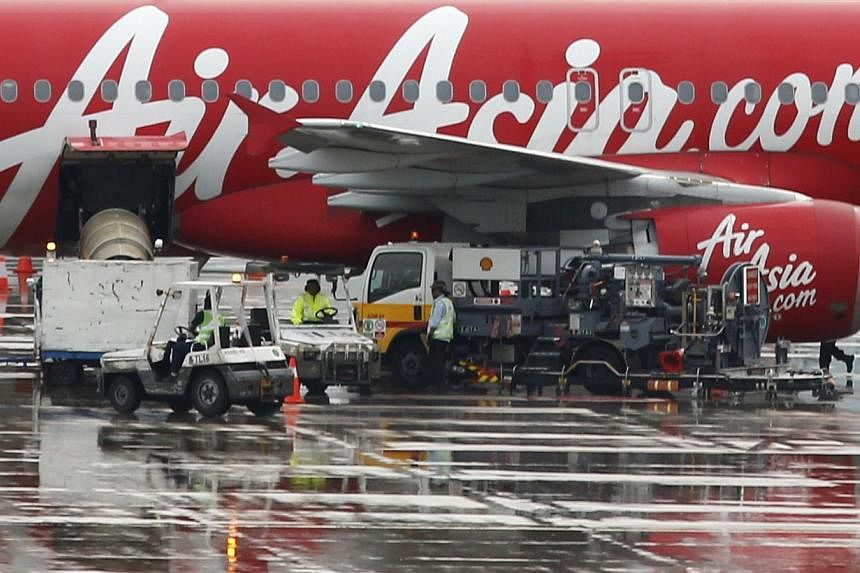 The Transportation Ministry suspended AirAsia's flight permit for the Surabaya-Singapore route on Jan 2. -- PHOTO: REUTERS