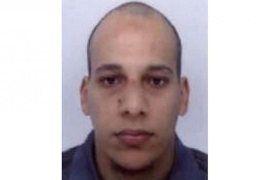 Cherif Kouachi was arrested 10 years ago as part of the Filiere des Buttes Chaumont cell, which met to recruit militants to fight in the Iraq war. -- PHOTO: AFP/FRENCH POLICE&nbsp;