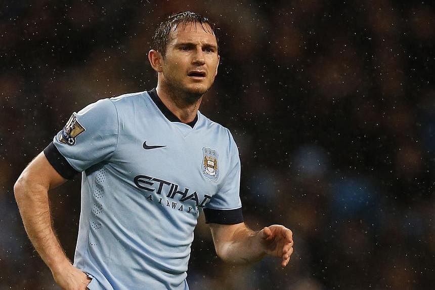 English star Frank Lampard's (seen above) New York City FC and Steven Gerrard's Los Angeles Galaxy are set for an Aug 23 showdown in California. --PHOTO: REUTERS&nbsp;