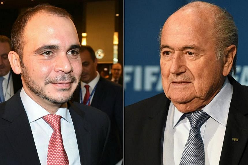 Asia's top sports leaders on Friday refused to back Prince Ali Al Hussein's (left) election challenge to Fifa president Sepp Blatter (right) and insisted it was doomed to failure. -- PHOTOS: AFP