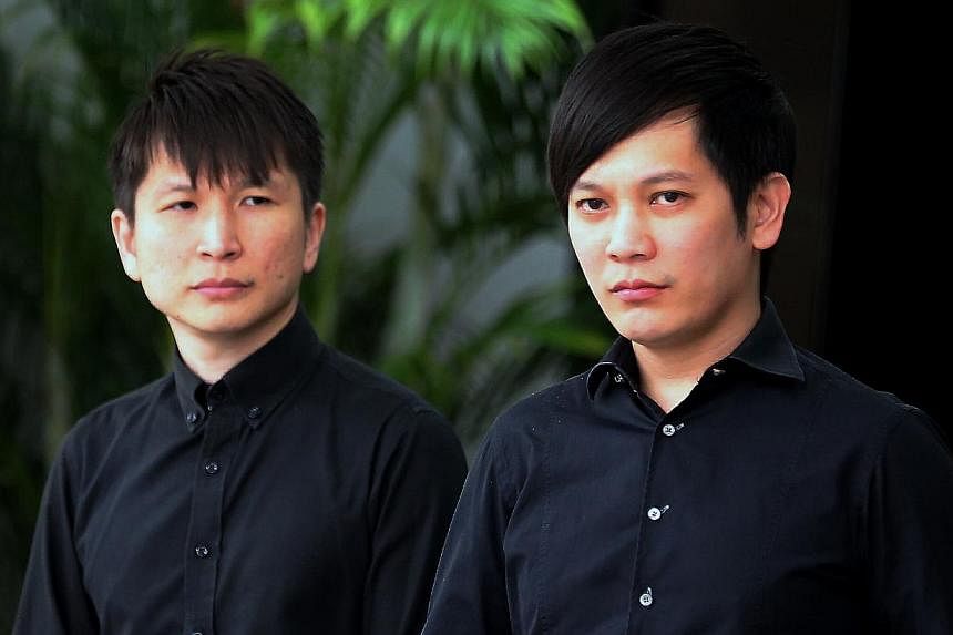 Mr Eldwin Chua (right), chief executive officer of the Paradise restaurant group, and his brother Edlan, who is the business' chief operating officer.