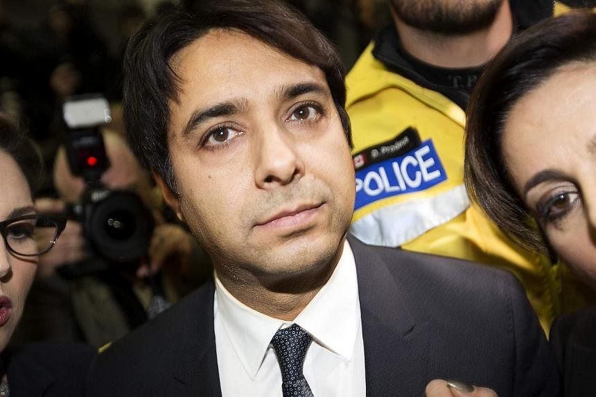 Canadian celebrity radio host Jian Ghomeshi leaves court after getting bail on multiple counts of sexual assault in Toronto Nov 26, 2014.&nbsp;Three additional sexual assault charges were laid against former syndicated radio host Jian Ghomeshi on Thu