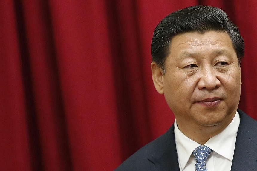 President Xi Jingping (above) described terrorism as "a common enemy of all mankind and a common threat to the entire international community", in remarks carried by state news agency Xinhua. -- PHOTO: REUTERS