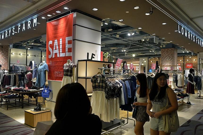 The Lowrys Farm outlet at 313@somerset. The parent firm is closing only its Singapore stores. Japanese skincare brand Fancl closed its 13 stores last March and lifestyle store Francfranc pulled out in May.