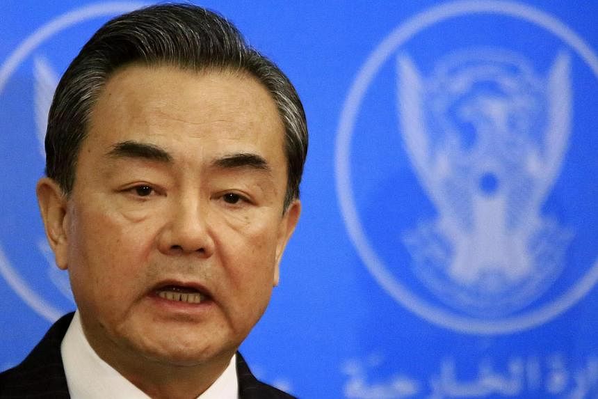 Speaking to reporters in Sudan on Sunday, Mr Wang defended China's mediation efforts in South Sudan, rejecting the idea they were intended to safeguard its own oil interests. -- PHOTO: REUTERS