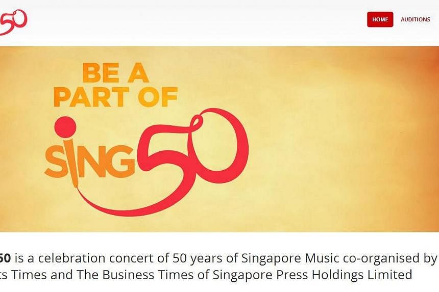 Three corporations have come on board to play a major role in the upcoming Sing50 mega concert to mark half a century of Singapore music since independence. -- PHOTO: ST DIGITAL
