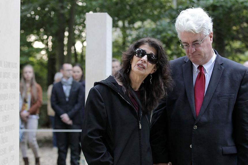 Slain US journalist James Foley's parents at a memorial for war reporters in France last October. Journalists like Mr Foley who died speaking truth to power - those are the real heroes of freedom of expression.