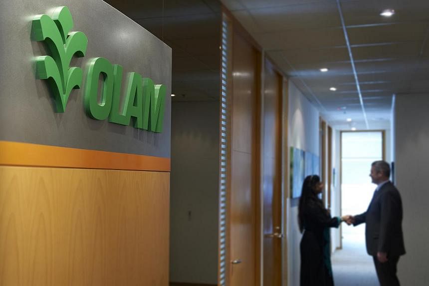 Olam's Singapore office. Mainboard-listed Olam International, one of the world's top coffee traders, will pay US$3 million to settle US regulatory claims that it breached limits on speculation in cocoa derivatives. -- PHOTO: OLAM INTERNATIONAL