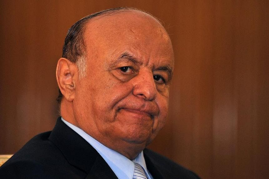 Yemen&nbsp;President Abdrabuh Mansour Hadi at the presidential palace in Sanaa, Yemen, in 2013. Mr Hadi, 69, whose palace compound was seized and residence attacked by Huthi Shi'ite militiamen on Tuesday, has ruled over Yemen for three turbulent year