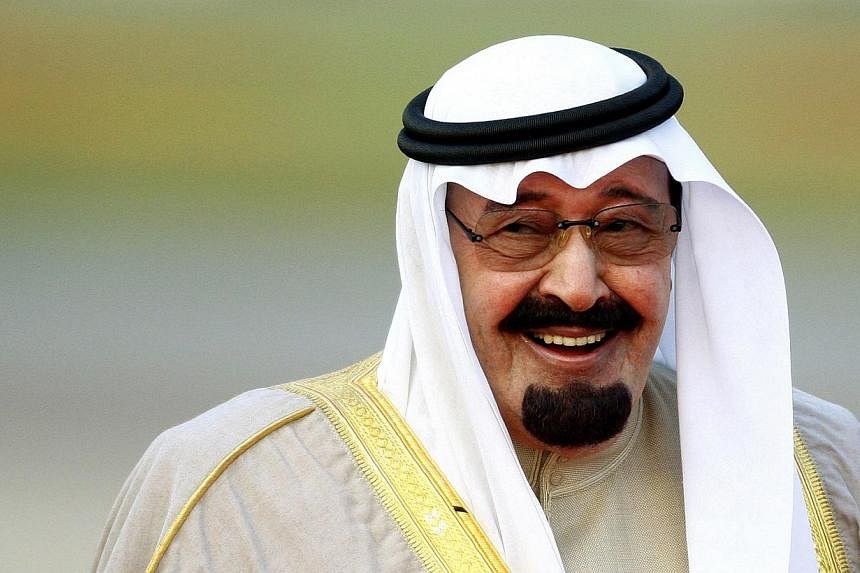 Saudi Arabia's King Abdullah has died, state television reported citing the crown prince. -- PHOTO: REUTERS