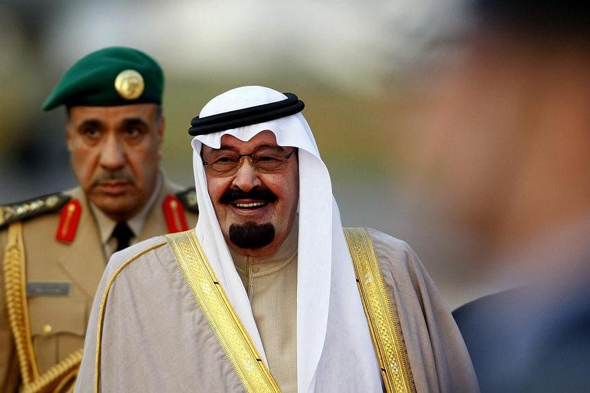 Oil prices surged following the death of Saudi Arabia's King Abdullah (above). -- PHOTO: REUTERS