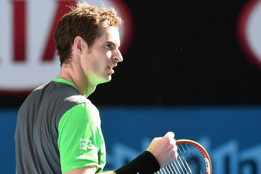 British sixth seed Andy Murray ousted Portugal's Joao Sousa in straight sets to reach the fourth round at the Australian Open on Friday.&nbsp;-- PHOTO: AFP