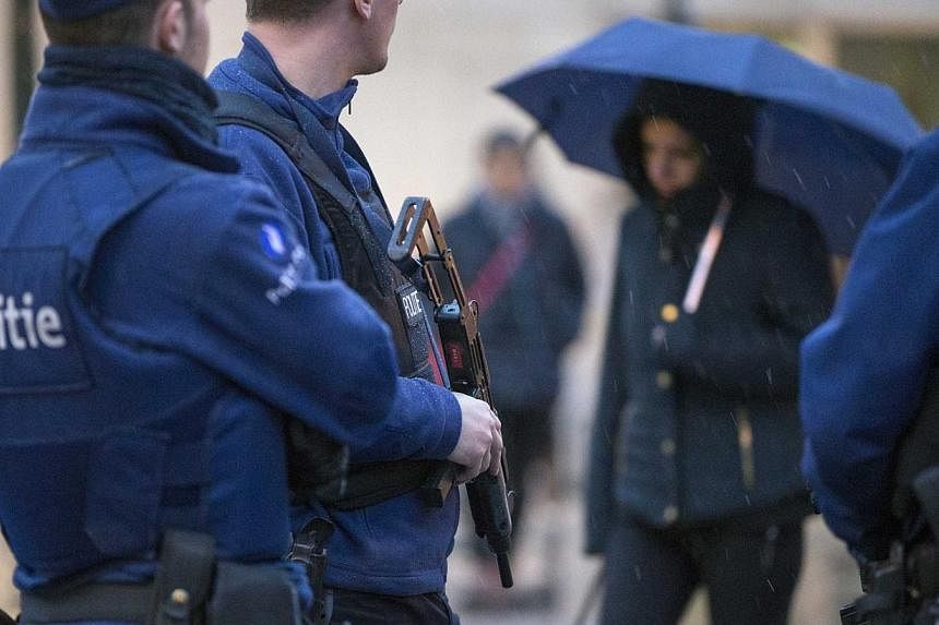 Belgian police have detained three men in the western Belgian town of Kortrijk with links to "radicalised groups" and found weapons while searching their homes, prosecutors said on Tuesday, Jan 27, 2015. -- PHOTO: REUTERS