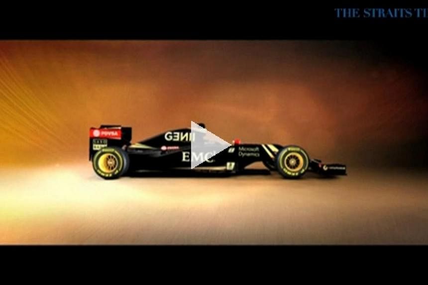 Pictures of the Mercedes-powered E23 were released on the team website with a standard nose replacing the 'twin-tusk' solution that failed to deliver results last year. -- PHOTO: SCREENGRAB FROM VIDEO