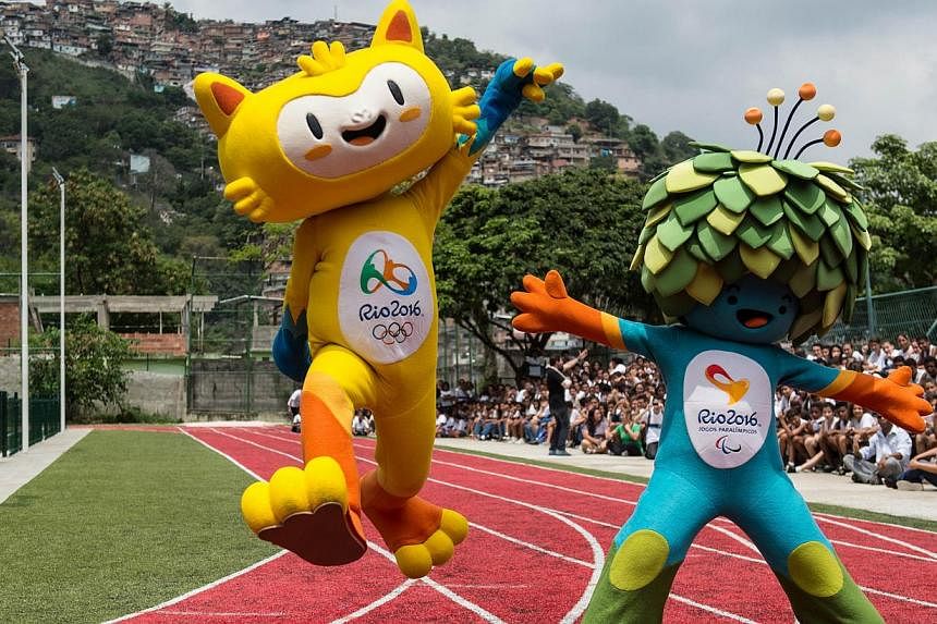 New mascots for the Rio 2016 Olympic and Paralympic Games are presented in Rio de Janeiro, Brazil, on Nov 24, 2014. Sixteen people have been hit, and four killed, by stray bullets so far in January in Rio de Janeiro, according to the police, intensif